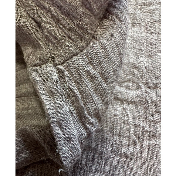 Retro Threads Purple Guazy Lace Trim Bell Sleeve Tunic, Size L - Picture 10 of 10